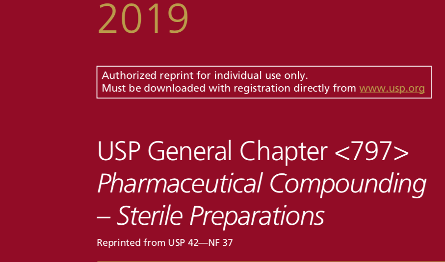 2019 USP General Chapter
